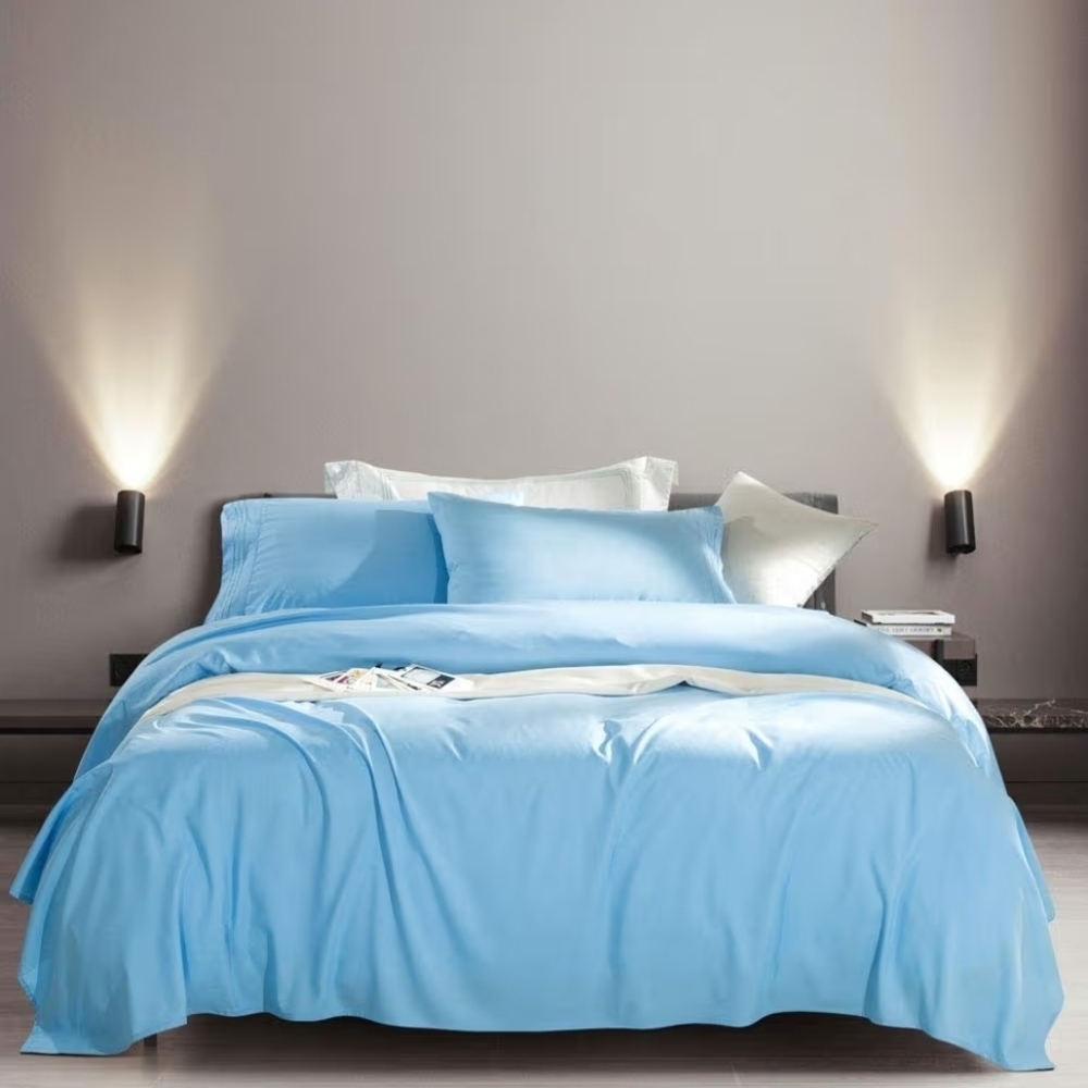 Luxury Blue Bedding Set - Picture 1 of 8